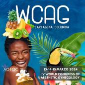 IV ВСЕМИРНЫЙ КОНГРЕСС ЭСТЕТИЧЕСКОЙ ГИНЕКОЛОГИИ WCAG – AGEOC (ASOCIACIÓN DE GINECÓLOGOS ESTÉTICOS COLOMBIANOS) КАРТАХЕНА, КОЛУМБИЯ